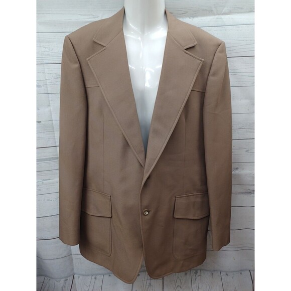 Vtg Johnny Carson Mens Western Blazer Jacket Sz 44R - Picture 1 of 7